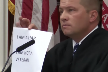 Judge Greg Pinski sentences 2 Montana men who lied about military service