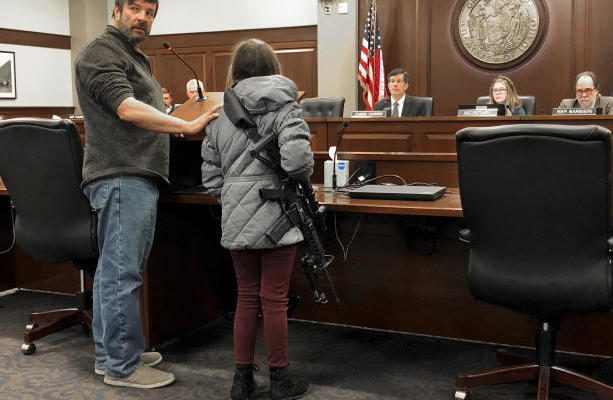 11-year-old girl brings AR-15 to Idaho statehouse