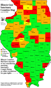 2A sanctuary county map November 2018