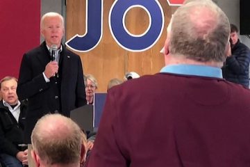 Cranky Joe Biden now claims he never called 83 year old vet fat