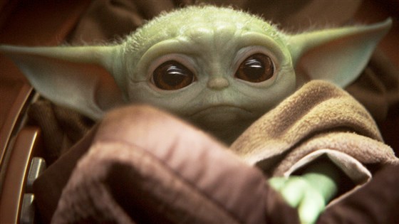Baby Yoda eyes